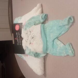 Cuddl Duds Matching 2-piece pajama set for 6/6x and Matching  doll set18" NWT